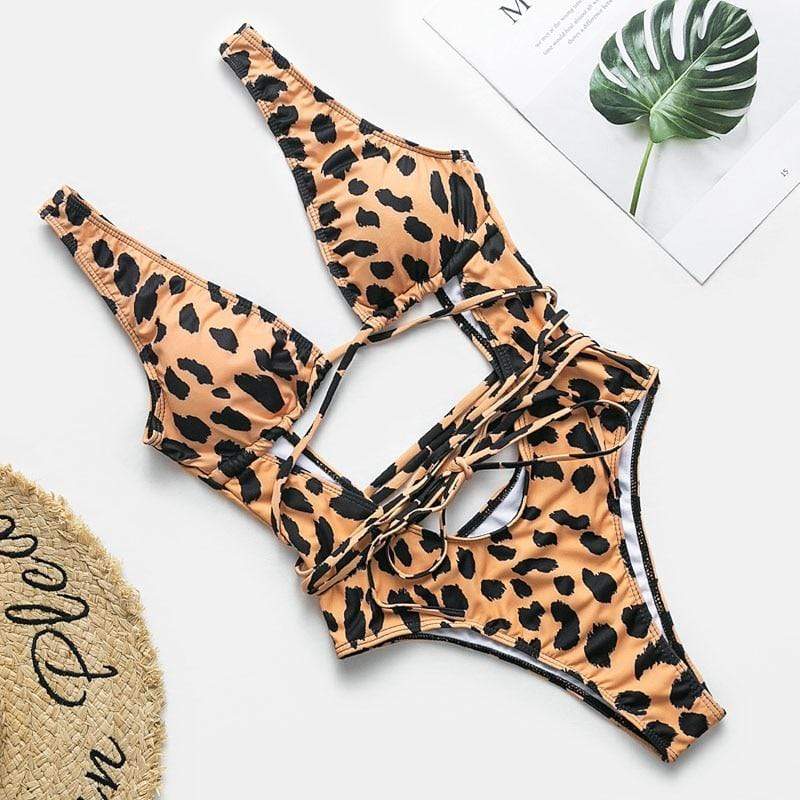 Danja Leopard Print Monokini