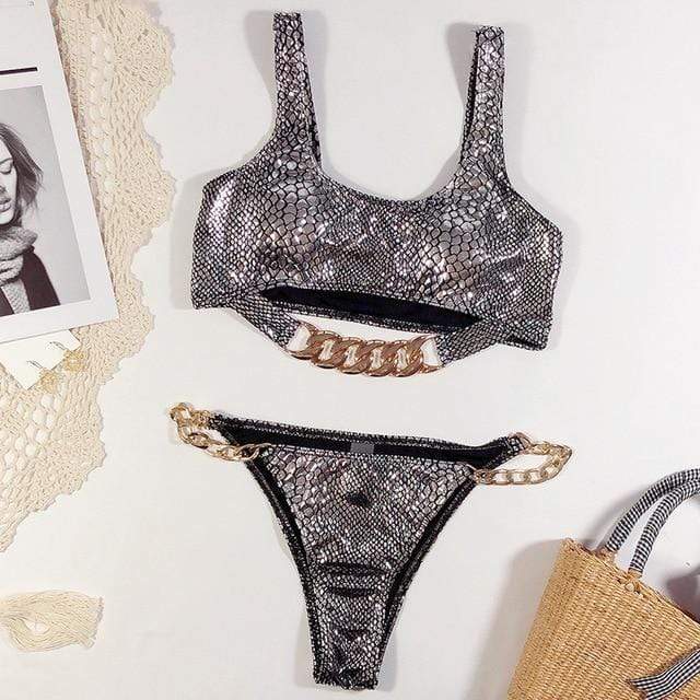 Naomi Snake Print Bikini