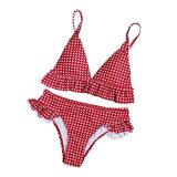 Krisna Plaid Print Bikini - Swimberry