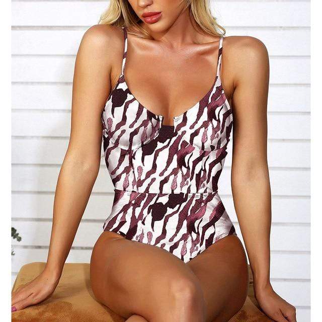 Delphine Leopard One Piece