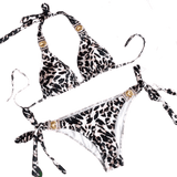 Flamingo Rhinestone Bikini